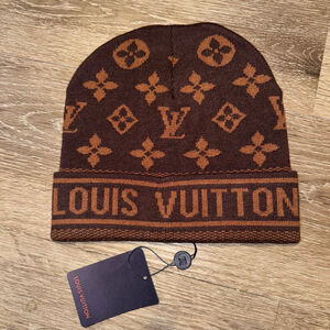 Louis Vuitton Brown Monogram Beanie One Size